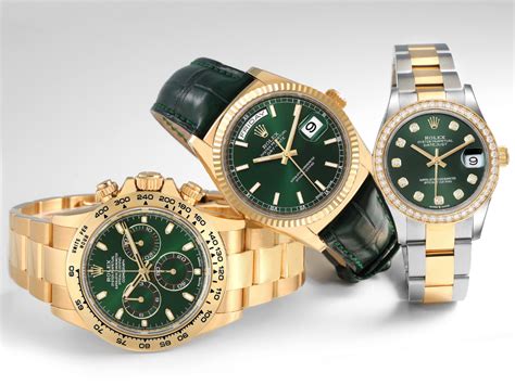 rolex silver and green watch|rolex watches for men green.